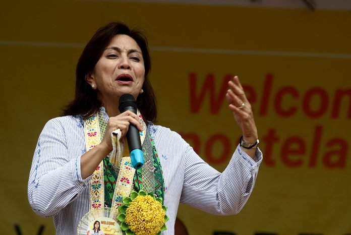 Vice President Leni Robredo visited the beneficiaries of the Lower Ulip Resettlement Project in Monkayo, Compostela Valley Province on Tuesday. The beneficiaries were among the survivors of Typhoon Pablo that hit the province on December 4, 2012. Contributed Photo