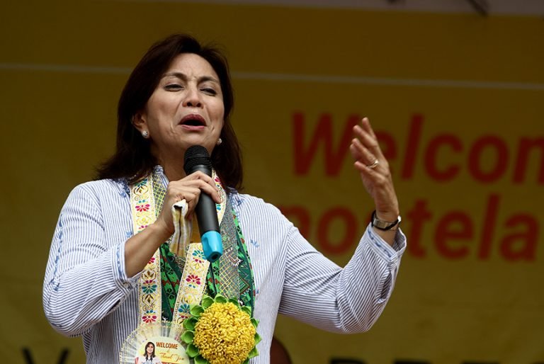 Vice President Leni Robredo visited the beneficiaries of the Lower Ulip Resettlement Project in Monkayo, Compostela Valley Province on Tuesday. The beneficiaries were among the survivors of Typhoon Pablo that hit the province on December 4, 2012. Contributed Photo