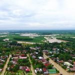 Continuous rains have inundated the town proper of Kapalong in Davao del Norte on Tuesday morning. Photo Courtesy of PTV/ Davao del Norte PIO