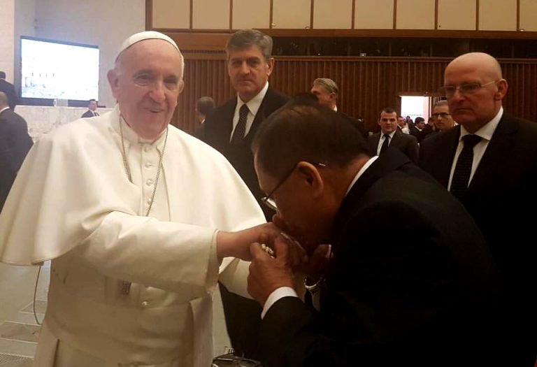 Pope Francis “Bless” Duterte