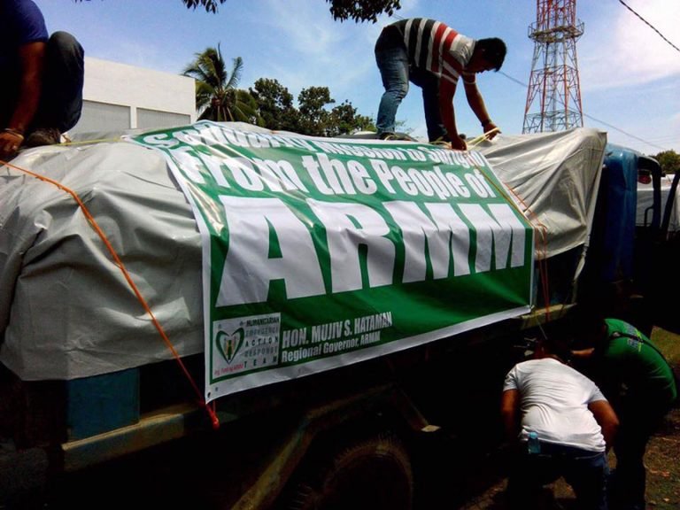 ARMM provides relief assistance to Surigao earthquake victims