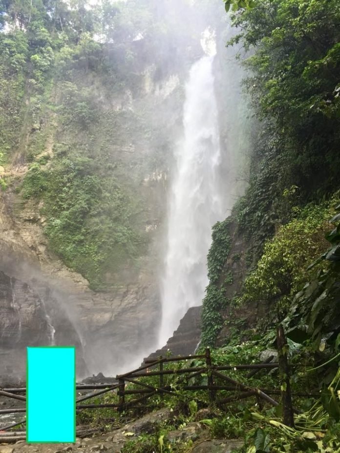 7th Falls: The area where the Romanian tourist entered is restricted but the victim proceeded despite warnings. Photo: Newsline.ph