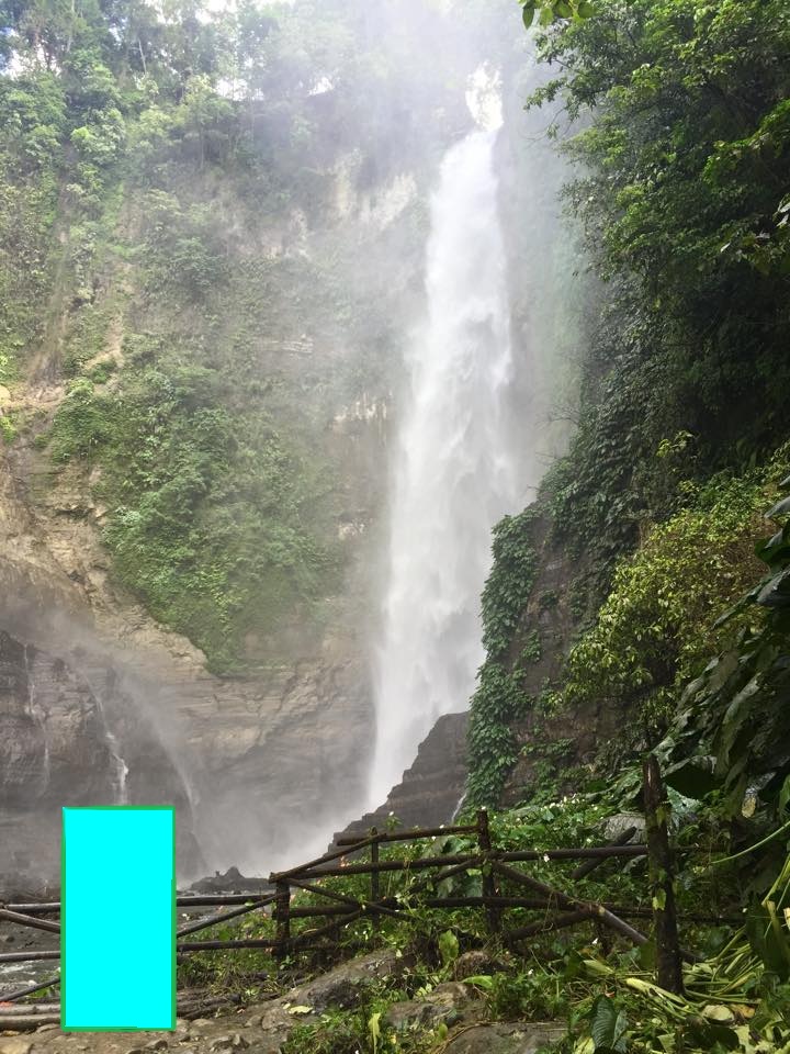7th Falls: The area where the Romanian tourist entered is restricted but the victim proceeded despite warnings. Photo: Newsline.ph