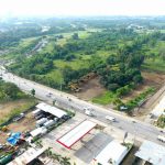 RIGHT: The road widening from Maa-Diversion (near Crocodile park) to Slaughter House Road up to F. Torres Bridge with bridge widening worth P469.4 million.-Photo: Dean Ortiz/DPWH