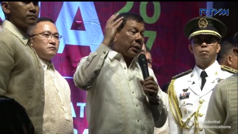 Duterte tells protesters : Let’s respect each other