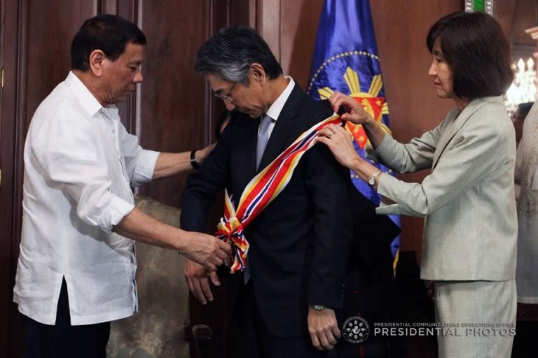 Duterte thanks Japanese envoy for service