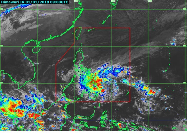 Tropical Depression  Agaton threatens Eastern Mindanao