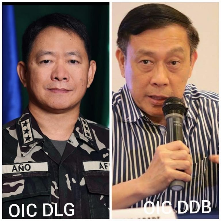 Duterte appoints  OIC DILG Cuy to DDB , Año as OIC DILG