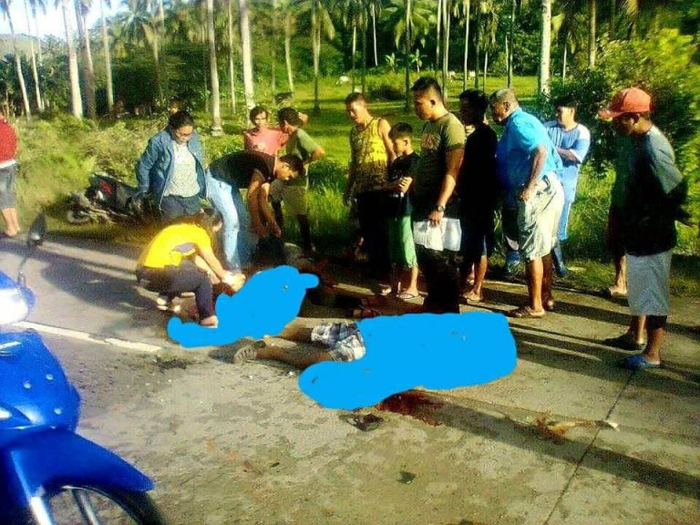 Maestra ug driver sa motor Patay human natumbahan ug lubi