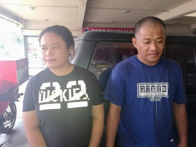 Mag live-in partner nakuhaan ug shabu, priso