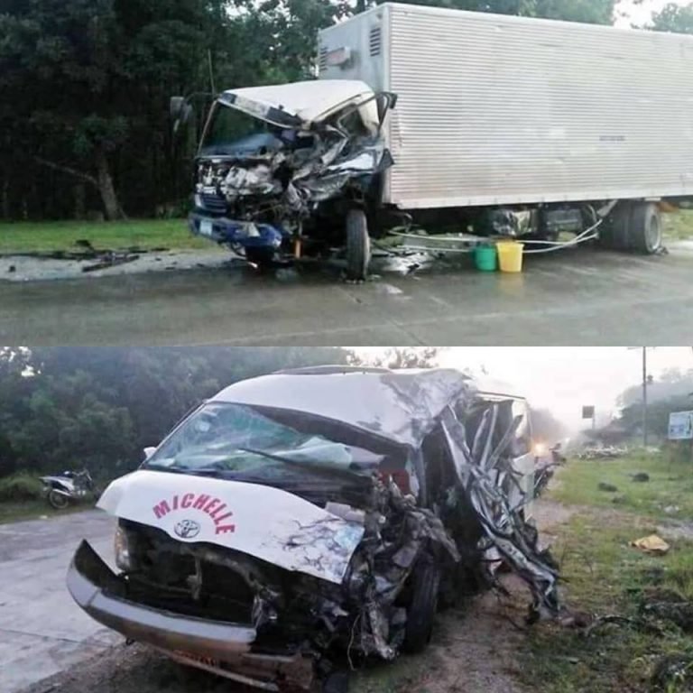 Cargo truck vs. passenger van: 19 hurt