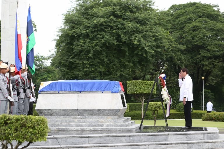 Speech of Pres. Duterte during the National Heroes Day commemoration