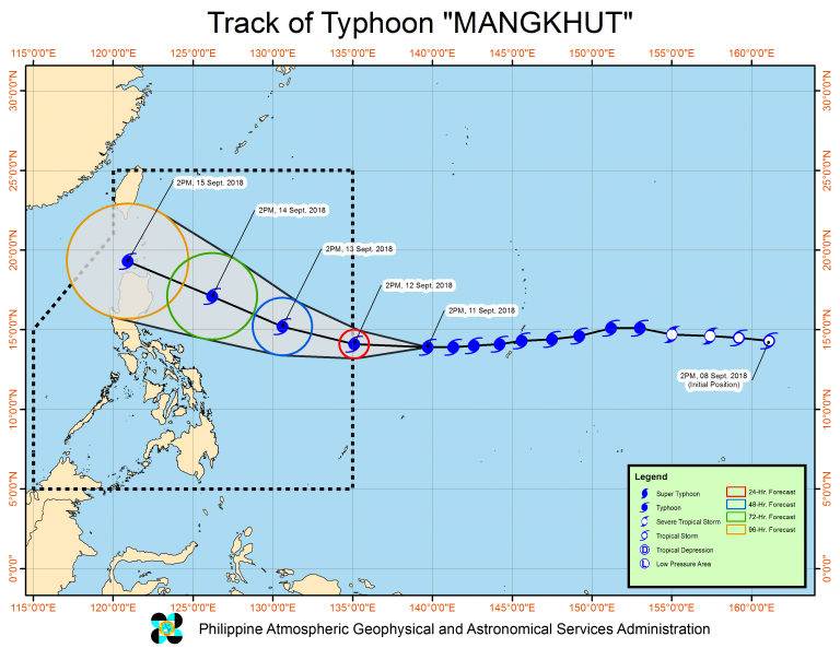Typhoon ‘Mangkhut’ strengthens; expected to enter PH Wednesday