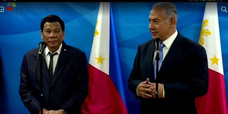 Philippines, Israel sign three agreements