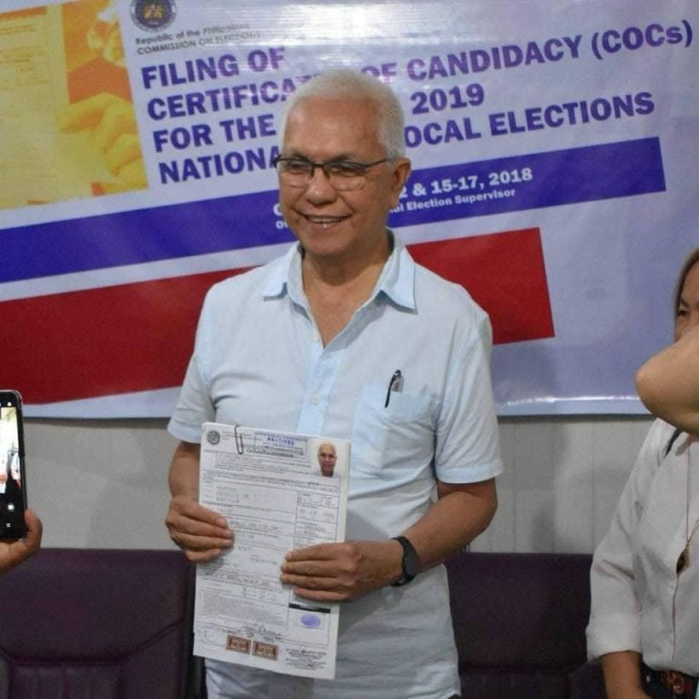 Cabinet Secretary Evasco files COC for  Bohol Governor