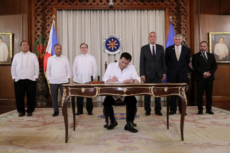 Duterte signs first oil exploration deal