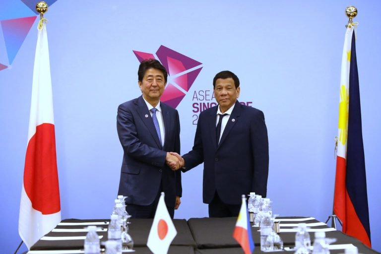 Duterte meets PM Abe, talks about peace and infrastructure