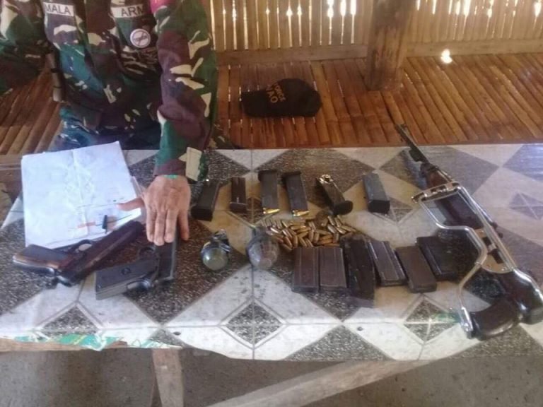 Opisyal sa North Cotabato nakuhaan og armas, explosibo