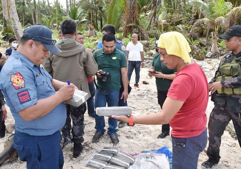 P540-M cocaine found floating on Siargao, Dinagat shores