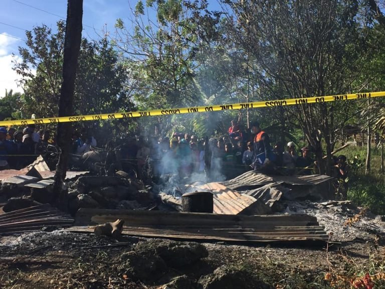 Buntis ug tulo ka kauban sa balay,  patay sa sunog sa Arakan NoCot