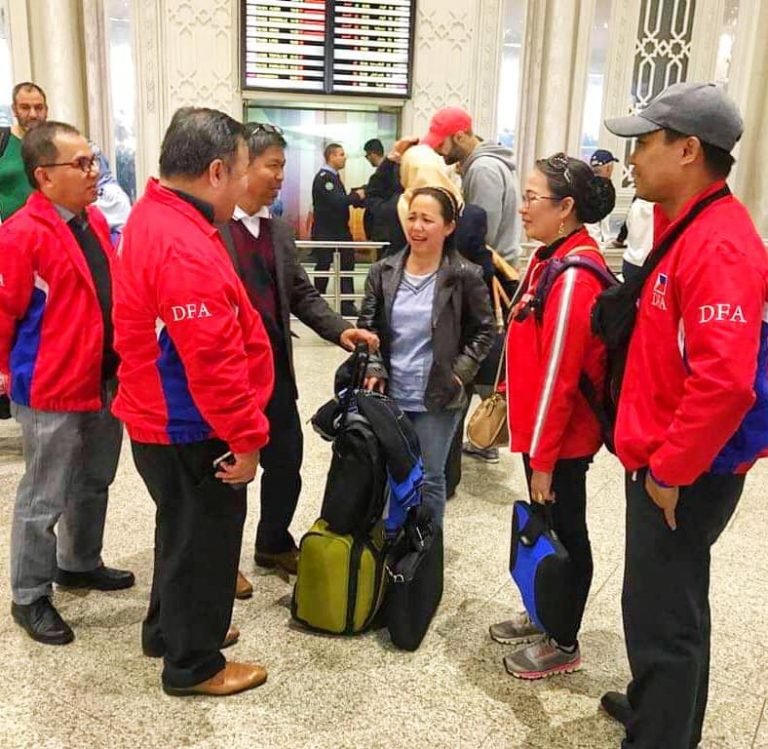 First batch of OFWs from Tripoli now en route to  PH