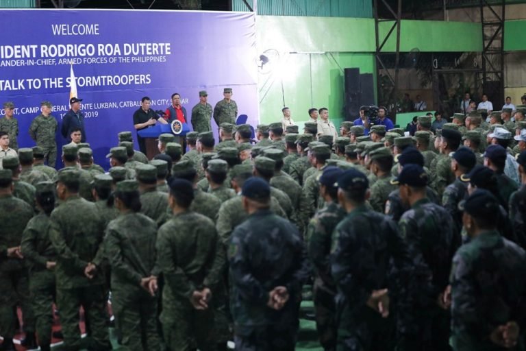 Duterte  confident insurgency in Eastern Visayas ending soon