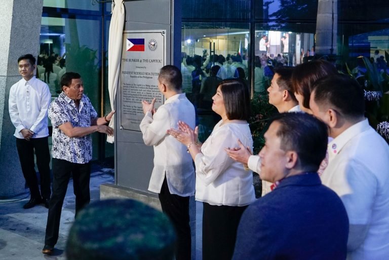 Duterte inaugurates ‘The Bunker’ in Bataan