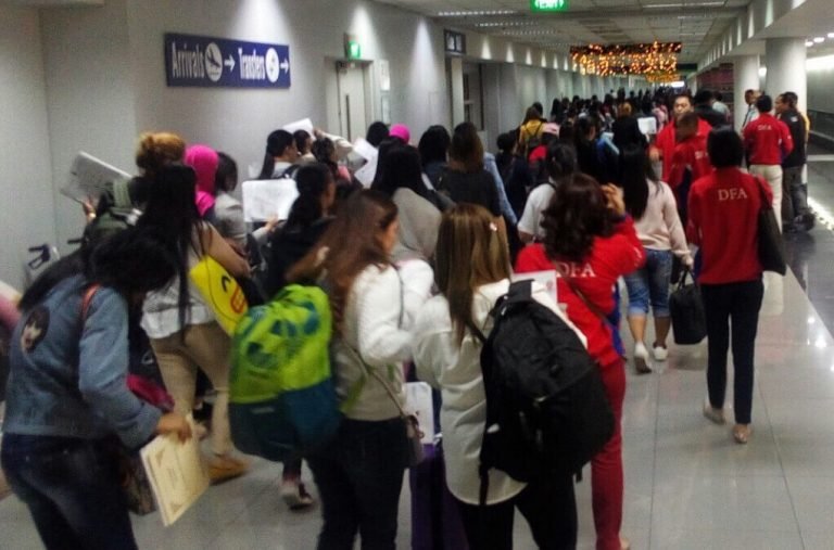 66 distressed OFWs from Kuwait now back in PH