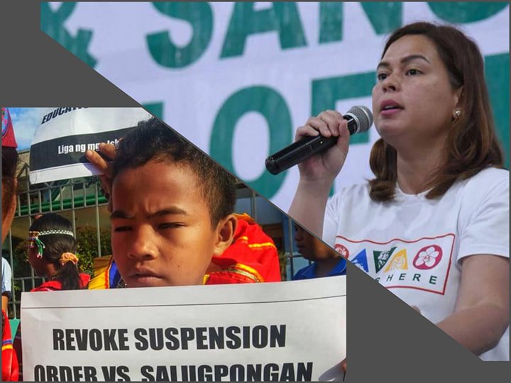 Sara wants 11 Salugpungan schools in Davao closed while a councilor wants it re-opened
