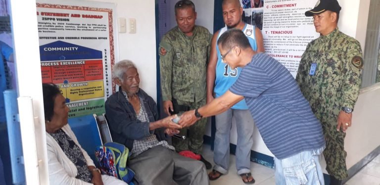 Lt. Honest Tosoc  returns P107k left inside his  store