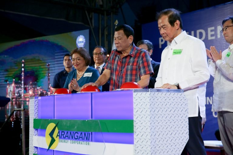 Duterte inaugurates Sarangani’s col-fired power plant
