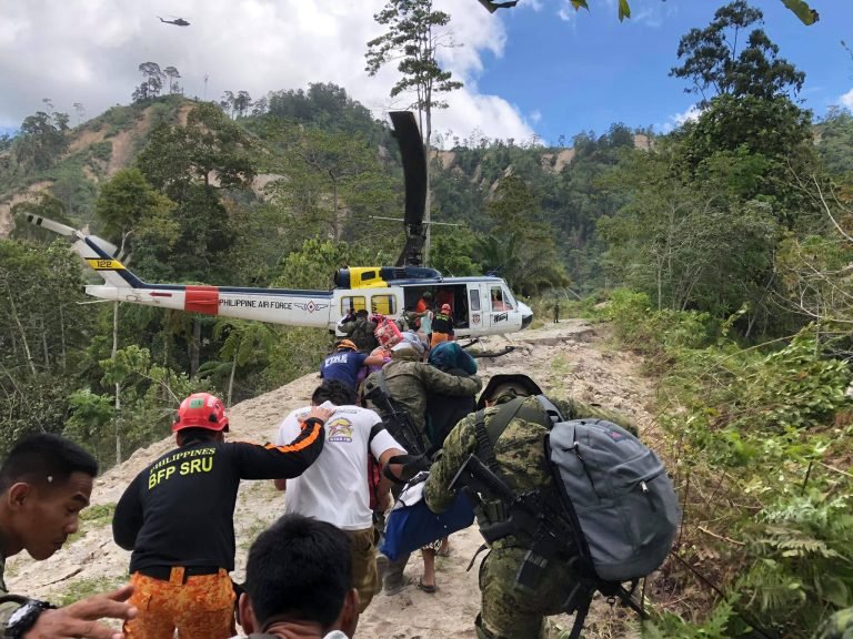 14 residents from isolated village airlifted