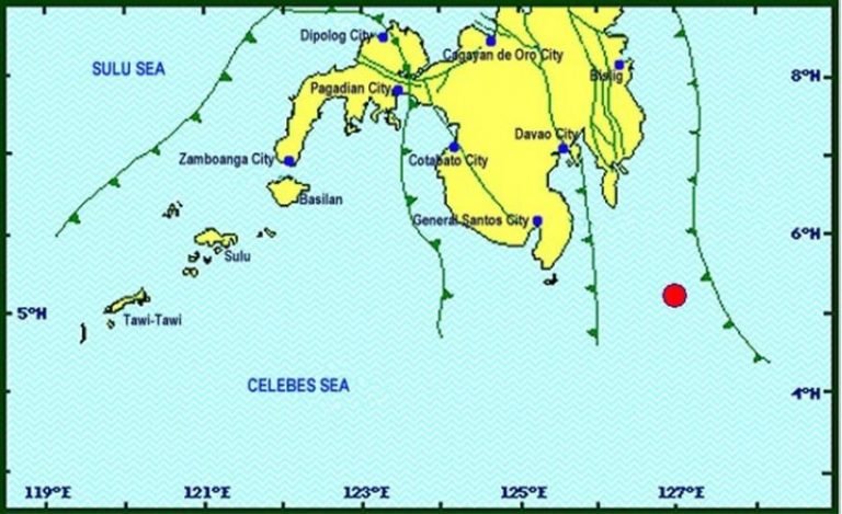 5.6 Magnitude quake jolts Davao Occidental