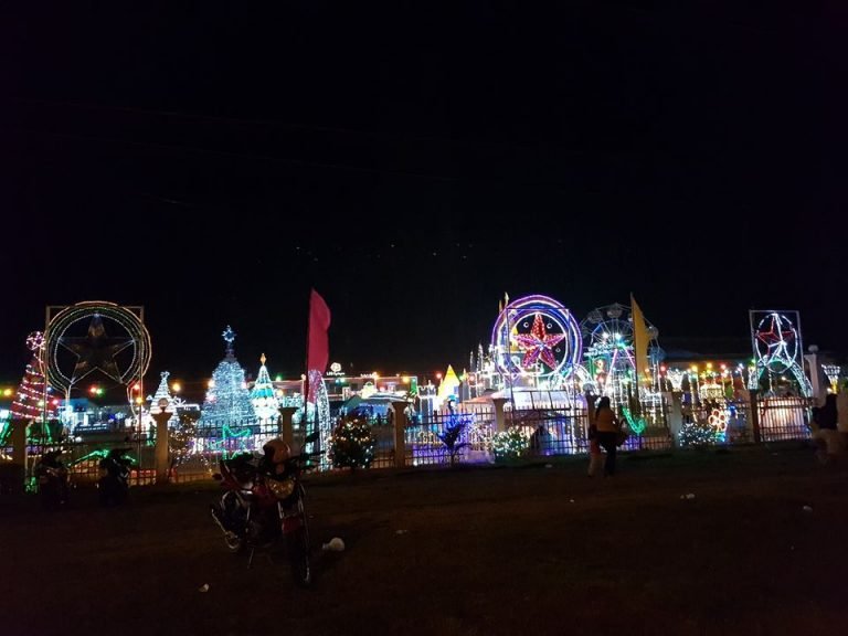 Wonderland-inspired Christmas decors and lights at Kahayag Festival in Carmen town