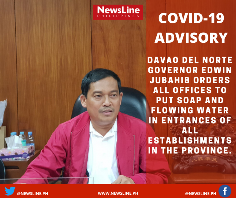 DavNor guv issues hand washing guidelines