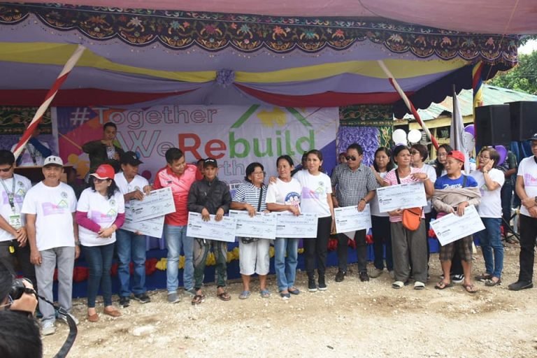 Rebuilding program for quake victims starts