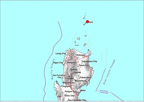 Batanes na-igo sa 6.2 nga linog