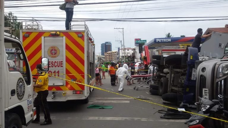 1 patay, 3 samaran sa bangga sa Dabaw