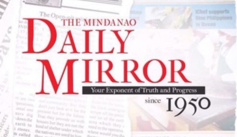 Davao’s Mindanao Daily Mirror  folds