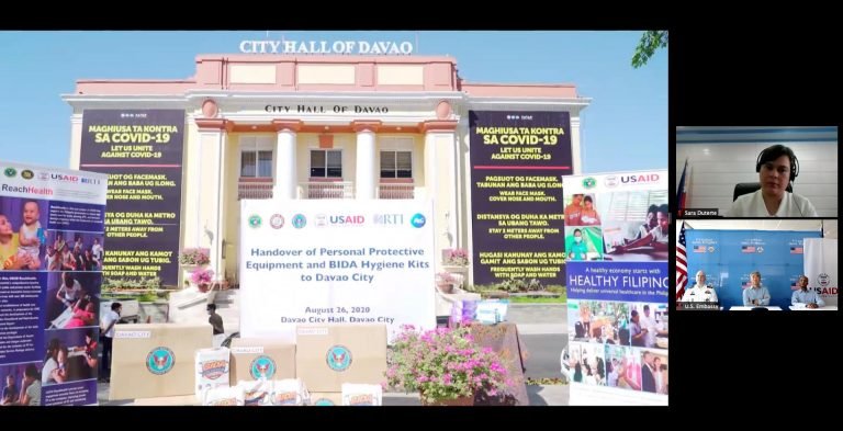 US donates hygiene kits to Davao City