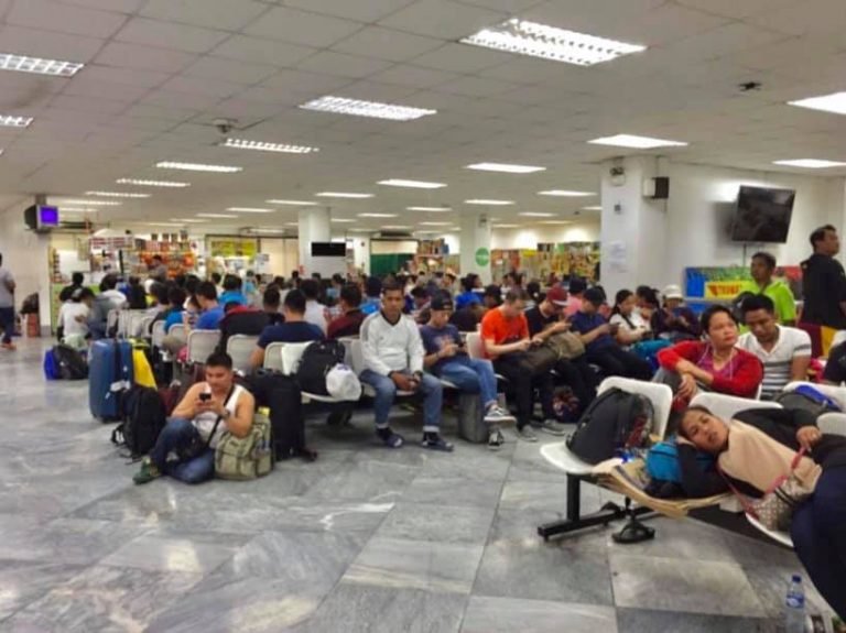 40 plane  passengers tested positive upon arrival  at Davao Airport