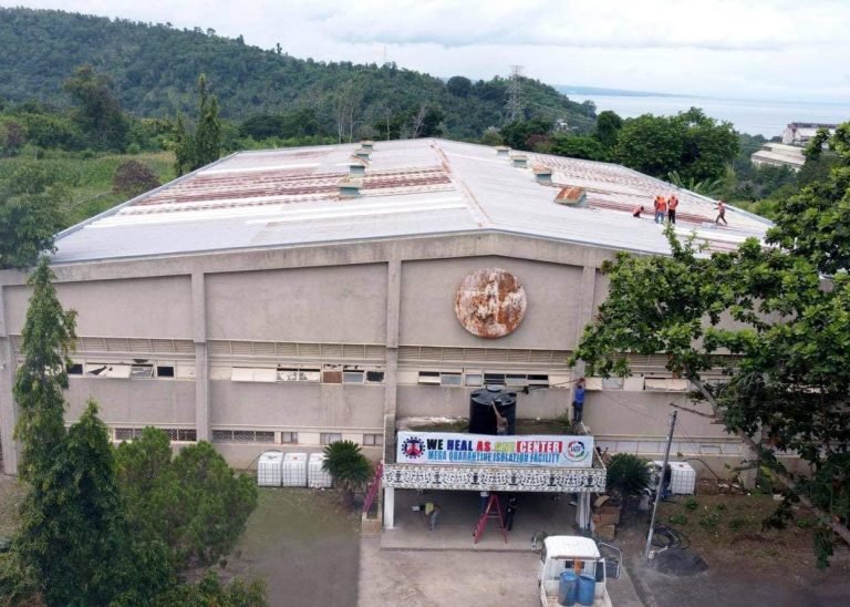 DPWH turns over Covid-19  mega isolation facility in Iligan City