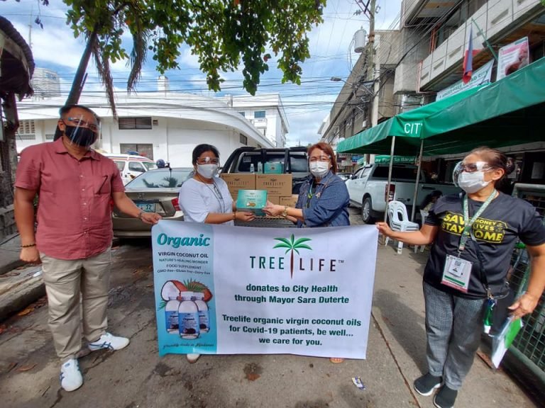 Tree Life nanghatag og Organic VCO alang sa Covid-19 patients