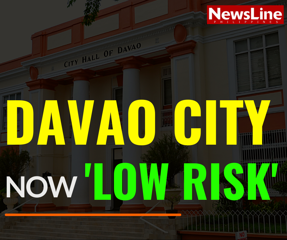 Davao City Now 'LOW RISK'