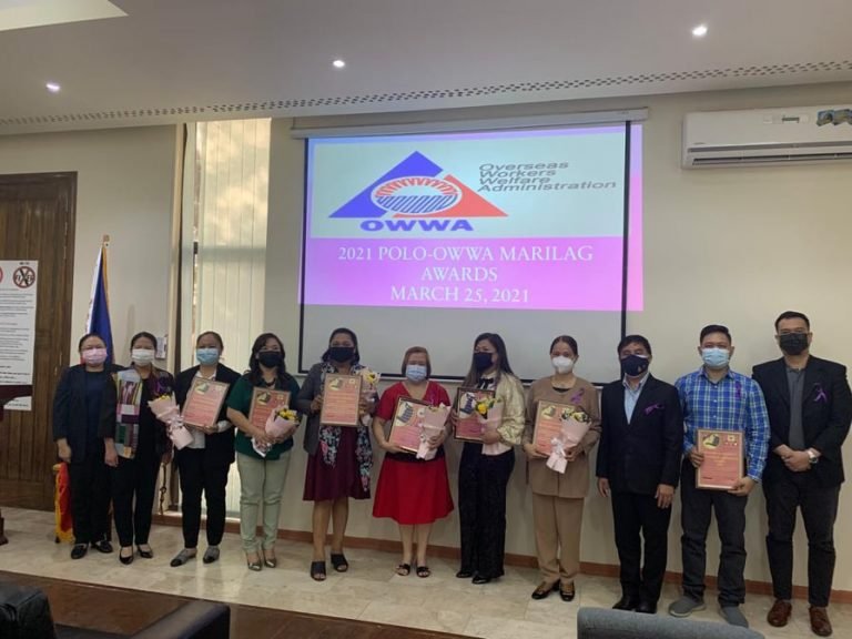 Filipina nurses in UAE receive OWWA’s Marilag Awards