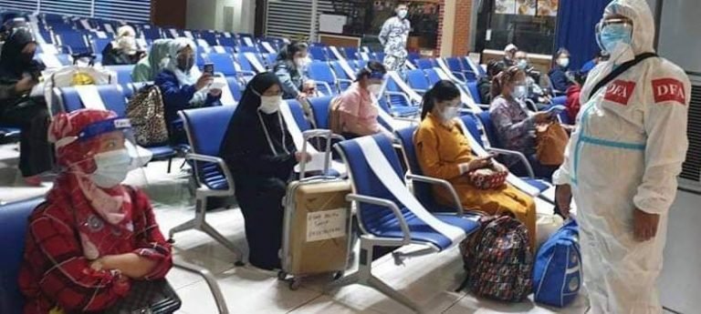 326 OFW’s from UAE returns home