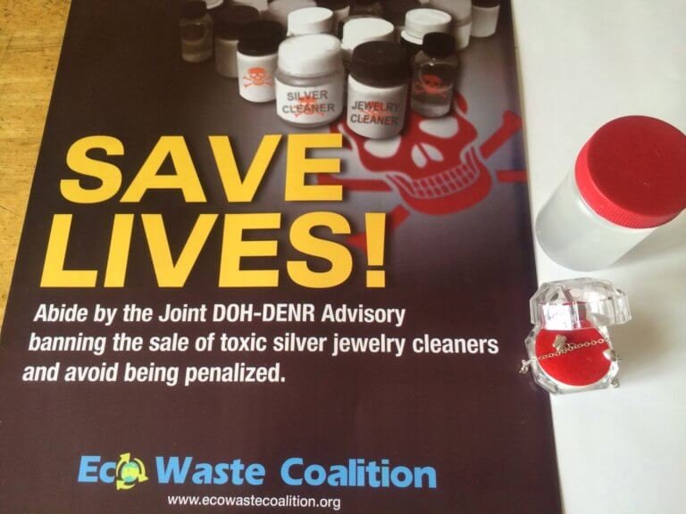EcoWaste Coalition Urges Public Vigilance to Rid the Market of Cyanide-Containing Silver Jewelry Cleaners
