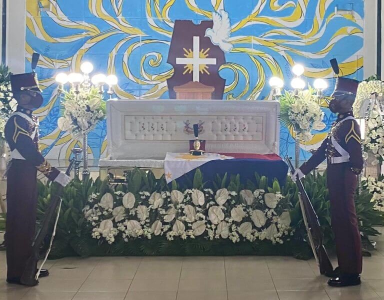 Cadaver of PNP cadet who died from  hazing is home