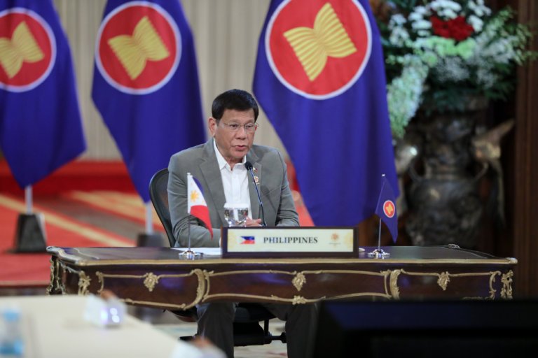 Duterte calls ASEAN leaders to unite  for peace and stability in South China Sea