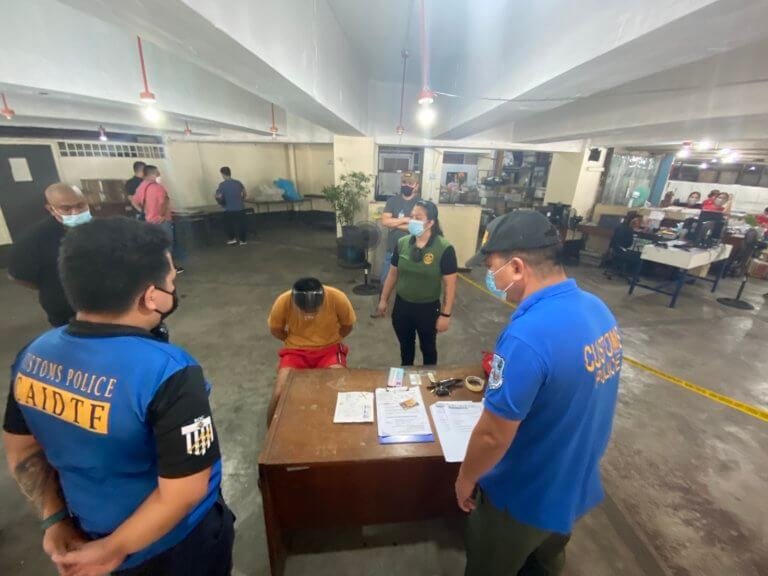 Customs arrests illegal drug claimant at the NAIA